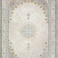 فرش گلوریا نقره ای
