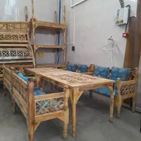 میز و نیمکت سنتی نشیمن صندلی گره چینی|کافی‌شاپ و رستوران|شیراز, گویم|دیوار
