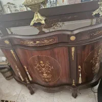 کنسول چوبی سه در با آینه