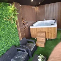 کلبه سویسی جکوزی بزرگ (انزلی)|اجارهٔ کوتاه‌مدت ویلا و باغ|رشت, کوی عرفان|دیوار