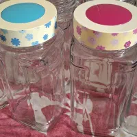 ظرف های شیشه ای خیلی کم کارکرد در حد نو