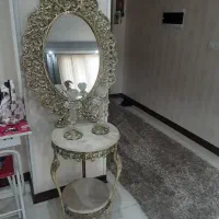 آیینه و شمعدان برنجی|صنایع دستی و سایر لوازم تزئینی|تهران, هفده شهریور|دیوار