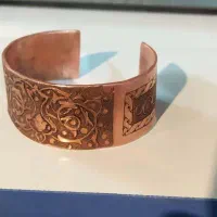 دستبند قلمزنی مسی