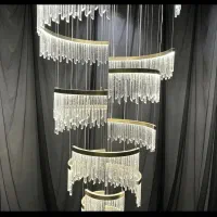 لوستر الماس. بلند و دوبلکسی مدل لیزا . AC light|لوستر و چراغ آویز|تهران, پارک شهر|دیوار