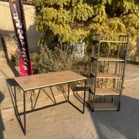 میز تحریر چوب و فلز|میز تحریر و کامپیوتر|کرج, گلستان|دیوار