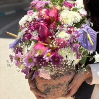 باکس گل طبیعی تازه