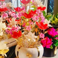 گل کریستال|گل مصنوعی|یاسوج, |دیوار