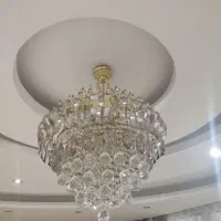 لوستر نو نو کریستالی رنگ طلایی ثابت