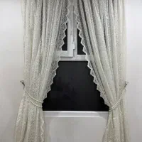 پرده لیفه‌دوزی توری عرض ۳ متر در ارتفاع ۲/۵ متر‌