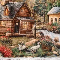 فرش دست بافت چله ابریشم|فرش|کرمانشاه, |دیوار