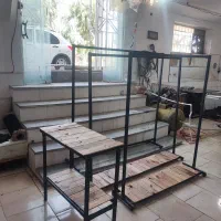 انواع رگال لباس جاکفشی قفسه  انواع میز نصب در محل|کتابخانه، شلف، قفسه‌های دیواری|ساوه, |دیوار