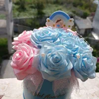 گل رز|گل مصنوعی|لاهیجان, لیالستان|دیوار