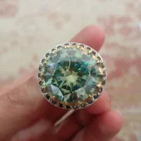 انگشتر نقره مزونایت روسی سنگین وزن