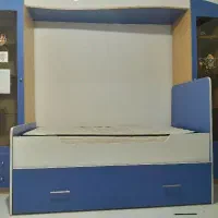 کمد و تخت دو طبقه با تشک|تشک تختخواب|بومهن, |دیوار