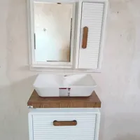 pvc روشویی کابین دار( فروش ویژه)|لوازم سرویس بهداشتی|اردبیل, |دیوار