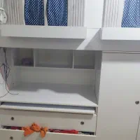 ست کامل میز، تخت و کمد نوجوان تمیز و سالم|تخت و سرویس خواب|شیراز, شهرک سراج‎|دیوار