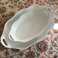 میوه خوری جفتی۵۰۰سینی بزرگ۳۰۰کوچیک۲۰۰کاسه ها۲۰۰