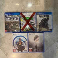 چند عنوان بازی ps4 و ps5 در حد نو و آکبند