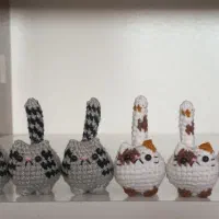 گربه عمده بافتنی|اسباببازی بچه|اصفهان, سمسور|دیوار