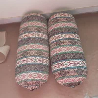 پشتی لوله ایی با روکش جاجیم