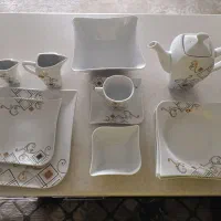 چینی توس 18نفره|ظروف سرو و پذیرایی|زنجان, |دیوار