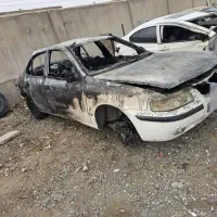 سمند مدل ۹۳ سوخته