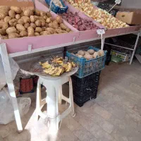 میز آهنی میوه فروشی