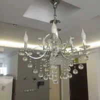 لوستر کریستال ۵ شاخه|لوستر و چراغ آویز|رشت, فلسطین|دیوار