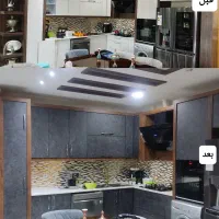 نصب برچسب کابینت آلکور