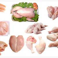 پخش قطعه مرغ و گوشت