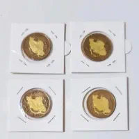 سکه جمهوری و روکش طلا