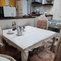 میزناهار خوری ۶نفره به علاوه کاور