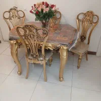 میز غذا خوری 4نفره مارک چوبنی