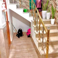 نرده استیل سه خط تک پایه و جفت پایه۳۰۴|خدمات پیشه و مهارت|ایرانشهر, |دیوار