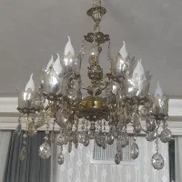 ۲ عدد لوستر ۶ شاخه دوبل