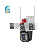 دوربین مدار بسته فوق حرفه ای سه لنز سیم کارتی