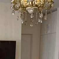 لوستر ۵ شاخه برنز ،تازه خریداری شده