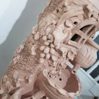 آبنما سفالی|صنایع دستی و سایر لوازم تزئینی|اهواز, زیتون کارگری|دیوار