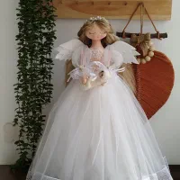 عروسک تیلدا ،فرشته|اسباب‌بازی بچه|قم, قلعه کامکار|دیوار