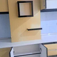 کابینت ام دی اف و سینک کاملا سالم و تمیز در حد نو|مصالح و تجهیزات ساختمان|پرند, فاز ۴|دیوار