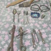 قاشق چنگال وسایل قدیمی|کلکسیون اشیاء عتیقه|اصفهان, جلفا|دیوار