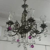 لوستر شش خانه|لوستر و چراغ آویز|گرگان, |دیوار