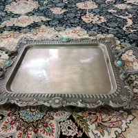 سینی پایه دار استیل