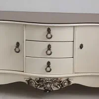 تخت دونفره چوب و اینه و میز|تخت و سرویس خواب|مشهد, طلاب|دیوار