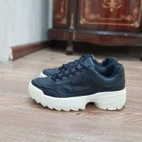 کتونی مشکی چرم خارجی سایز 38