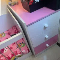 سرویس خواب کامل دخترانه شیک کامل ام دی اف|تخت و سرویس خواب|بیرجند, |دیوار