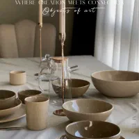 تولید ظروف سرامیکی دستساز عمده و تکی