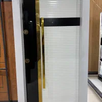 در ضد سرقت مدرن شیشه ای ترموود فلز