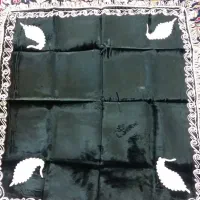 رومیزی های مخمل یراقدوزی قدیمی آستردار و قو تزینی|صنایع دستی و سایر لوازم تزئینی|رباط‌کریم, رباط‌کریم|دیوار