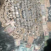 تعدادی اسکناس و سکه های قدیمی 24عدد سکه شاهنشاهی